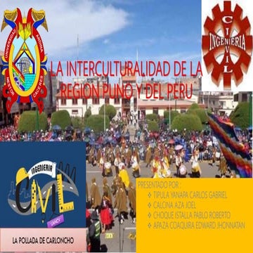 La interculturalidad en puno y peru power point