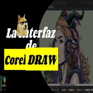 La Interfaz de corel draw para estudiantes EBR secundaria