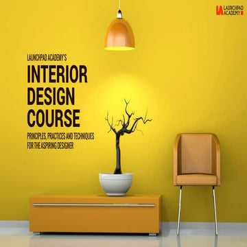 La interior design course