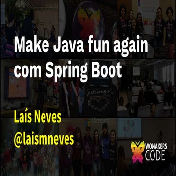 Make Java fun again com Spring Boot