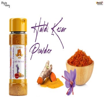 Lajawab Organics Haldi Kesar Powder 75g by Phyto Atomy.pdf