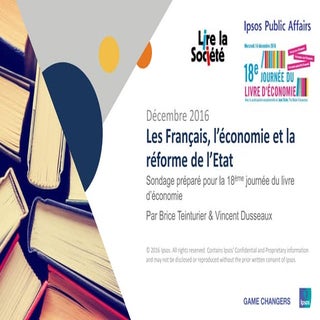 Les Français, l'économie et la réfo...