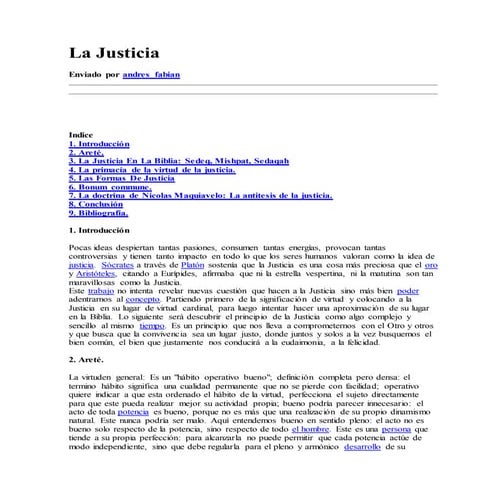 La justicia de aristoteles