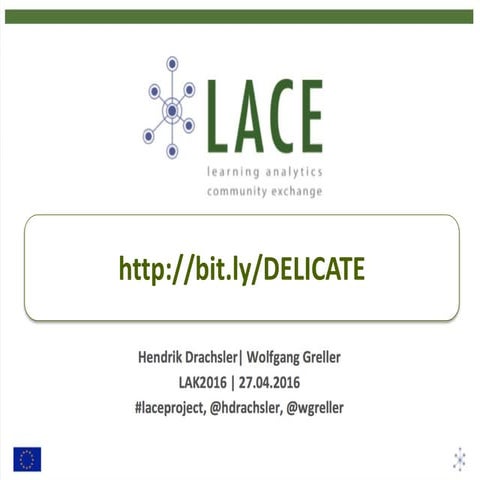 LAK16 privacy and analytics (2016)