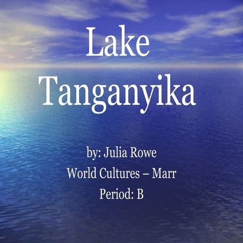 Lake Tanganyika