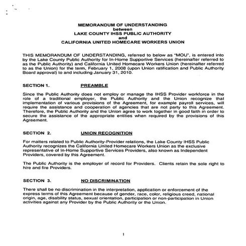 Shasta county mou 2013 | PDF