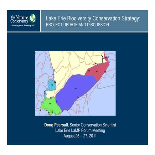Lake Erie Biodiversity Conservation Strategy