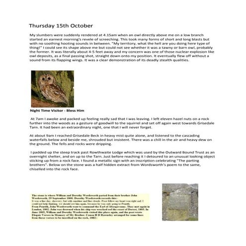 Lakeland Travel Journal