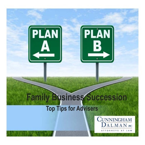 Family Business Sucession:  Top Tips for Advisers