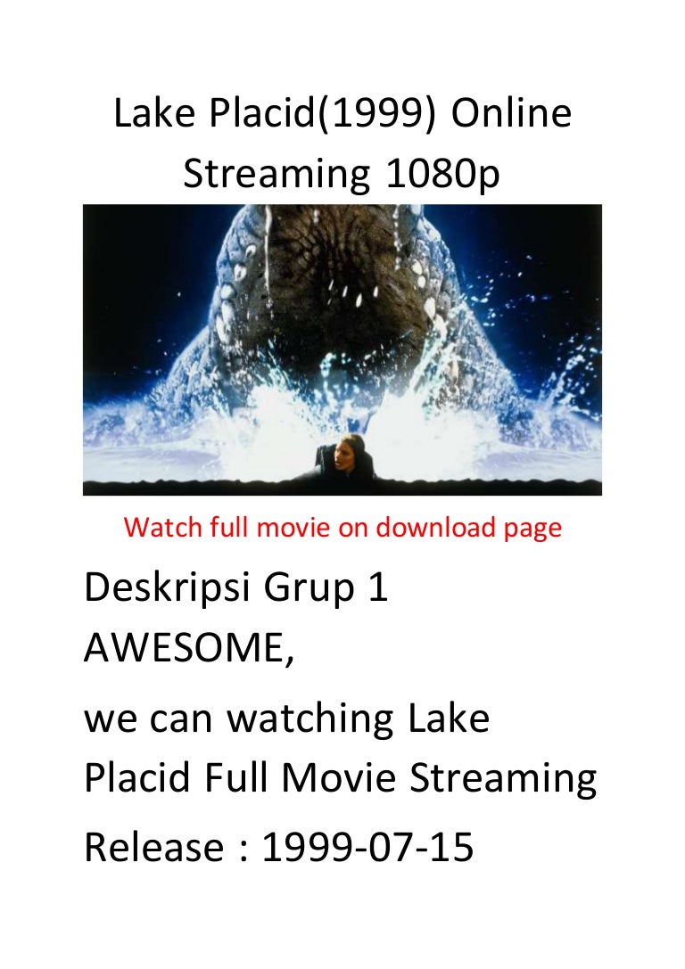 Lake placid(1999) online streaming 1080p action and comedy films