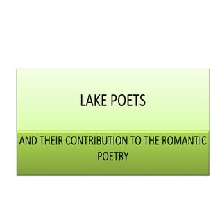 Lake poets