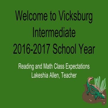 Lakeshia allen open house power point