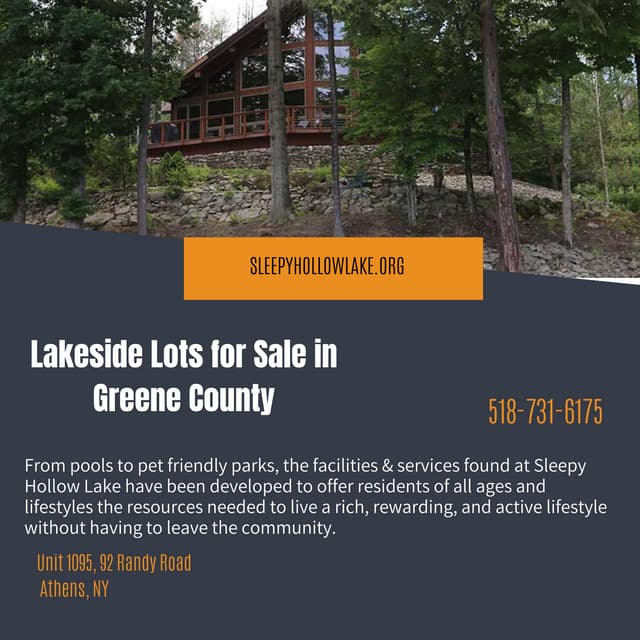 Lakeside Lots for Sale in Greene County PDF