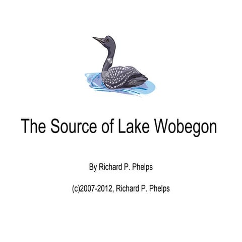 Source of Lake Wobegon