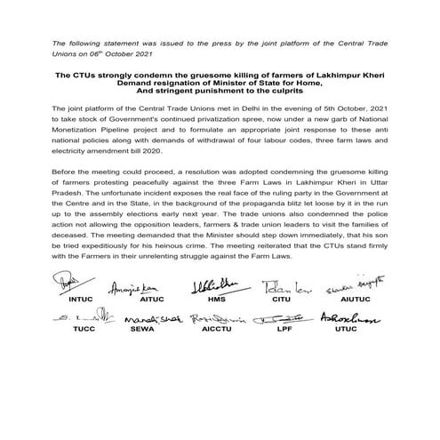 Lakhimpur kheri press statement from ct_us_06102021