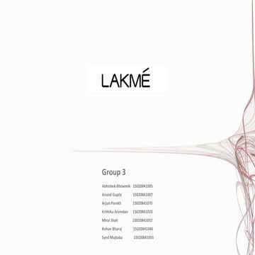 Brand Identity vs Brand Image of Lakme in India