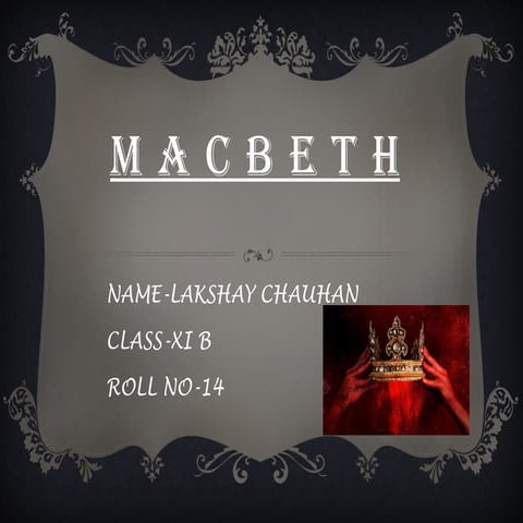Shakespeare: Macbeth | PPTX