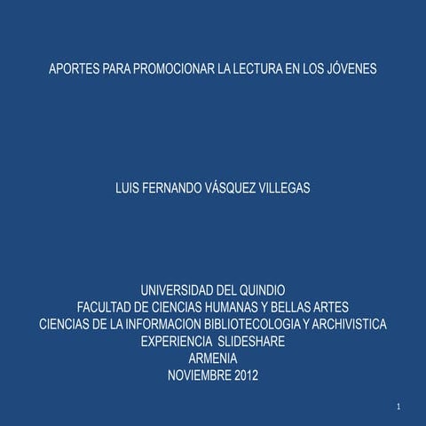 La lectura en los jovenes 2