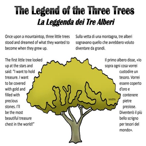 La leggenda dei tre alberi - The Legend of the Three Trees | PDF
