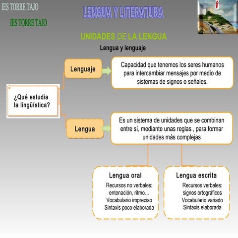 La lengua y sus unidades