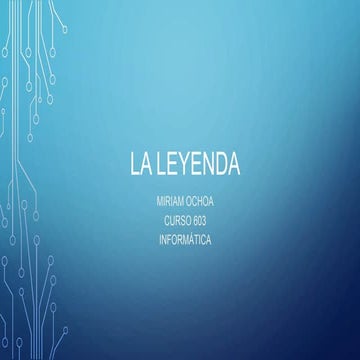 La leyenda y el mito