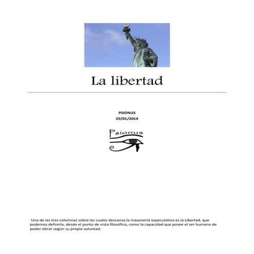 La libertad