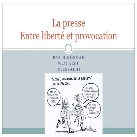 La liberté de presse
