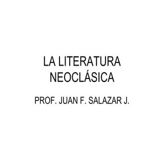 L A  L I I T E R A T U R A  N E O C...