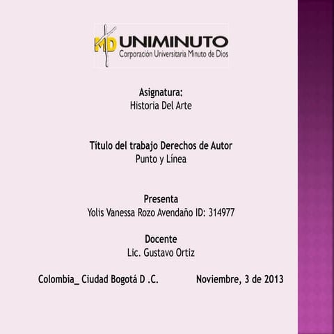 Punto y línea sobre el plano