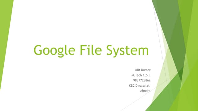 google file system