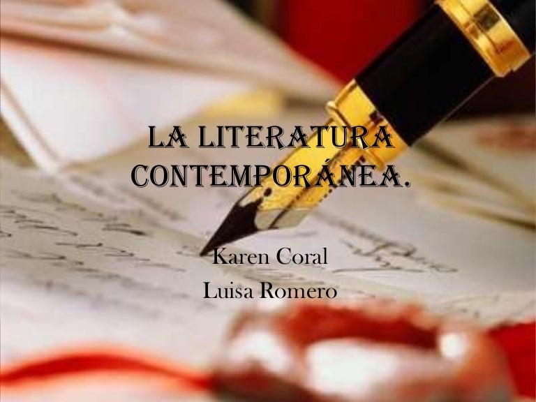 literatura contemporanea - Mind Map