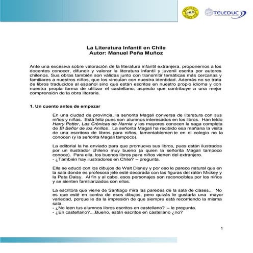 La literatura infantil_en_chile