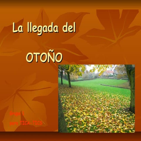 La llegada del otoño