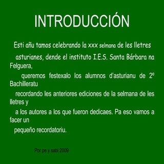 La Llingua, Biografias I