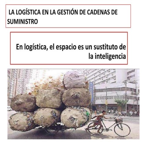 La logistica en la gestion de cadenas de suministro
