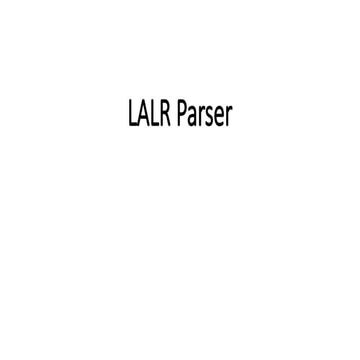 LALR Parser methods about worklecture  20.pptx