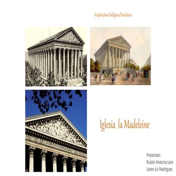 La madeleine Paris Francia por Loren liz y Ruben lara