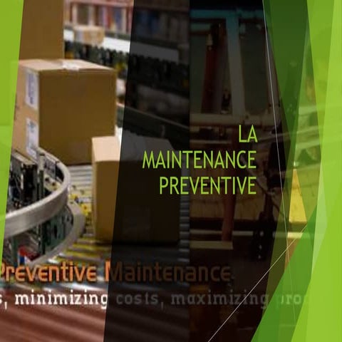 La maintenance preventive