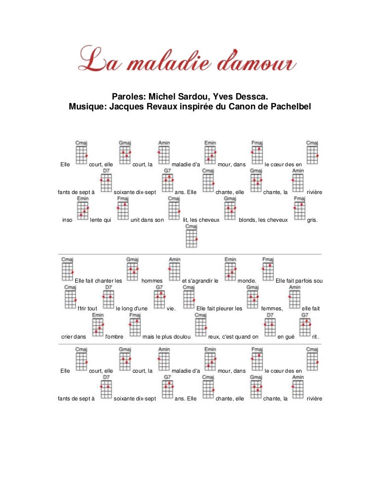 La Maladie D Amour Michel Sardou
