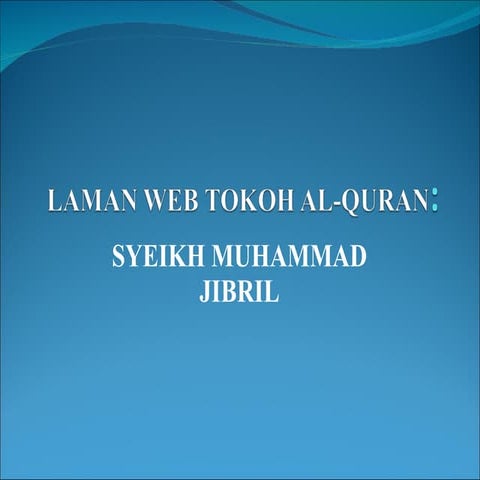 Laman web tokoh al quran