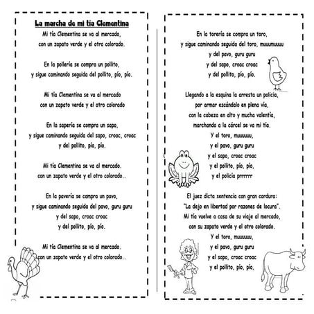 "La marcha de mi tía Clementina" -1er y 2do grado de primaria