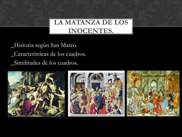 La matanza de los inocentes roberto y titus