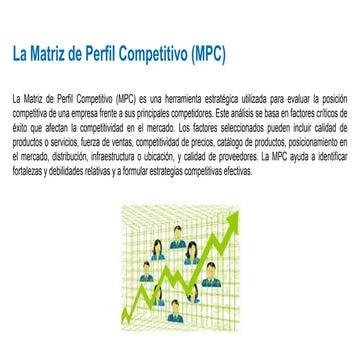 Análisis de la situación actual .La Matriz de Perfil Competitivo (MPC)
