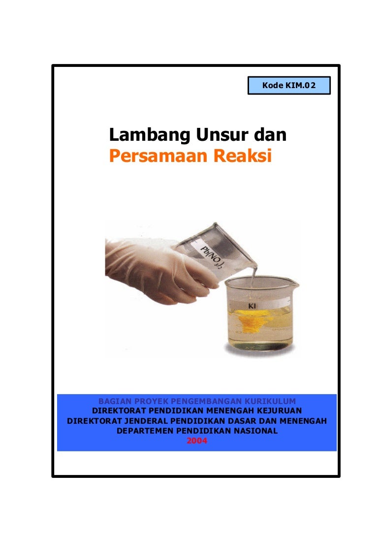 Lambang Unsur Dan Persamaan Reaksi Lambang Unsur Dan Persamaan Reaksi