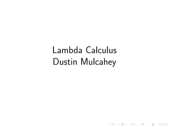 lambda calculus boolean lambda calculus boolean