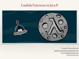 Lambda Functions in Java 8