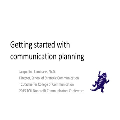 Lambiase npcc 2015 comm planning