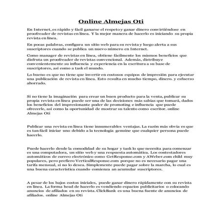 La mejor conserva oti