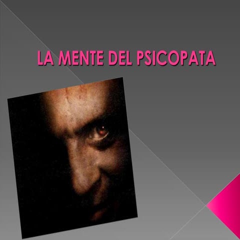 La mente del psicopata diapositivas angie