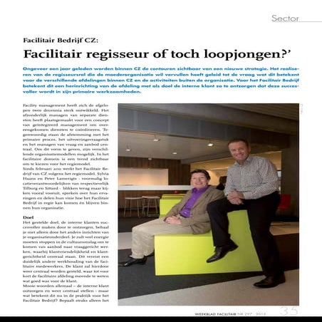 Regiseur of toch loopjongen?